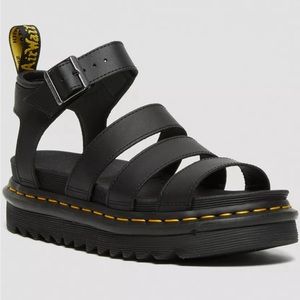 Dr. Martens Blaire Hydro Leather Strap Sandals (size 6)